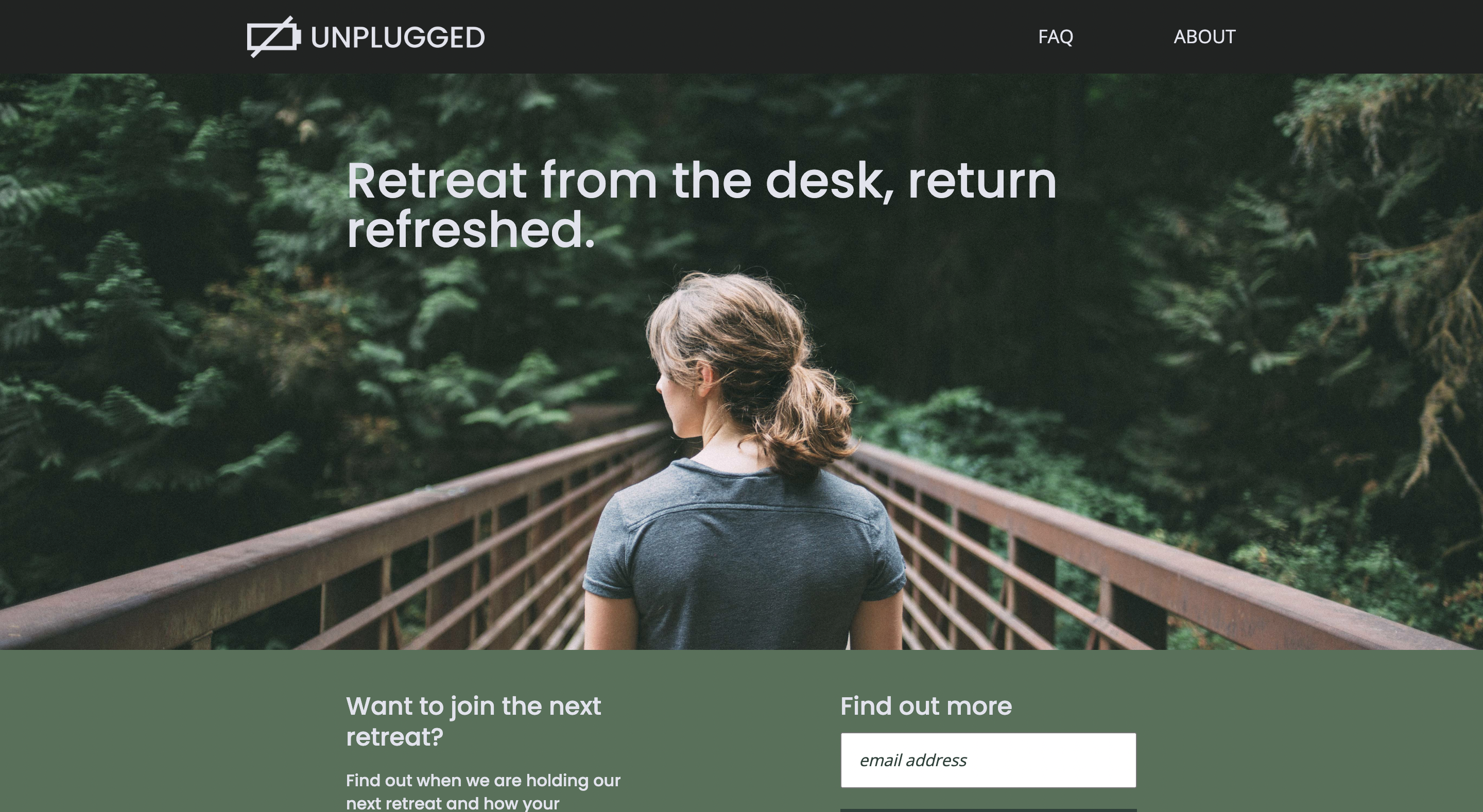 Unplugged Retreat Project